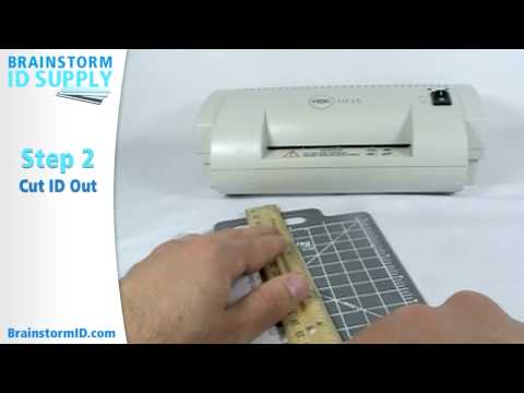 Easyidea Ml450t Id Card Laminator 4.5 Teslin Pouch Laminating Machine